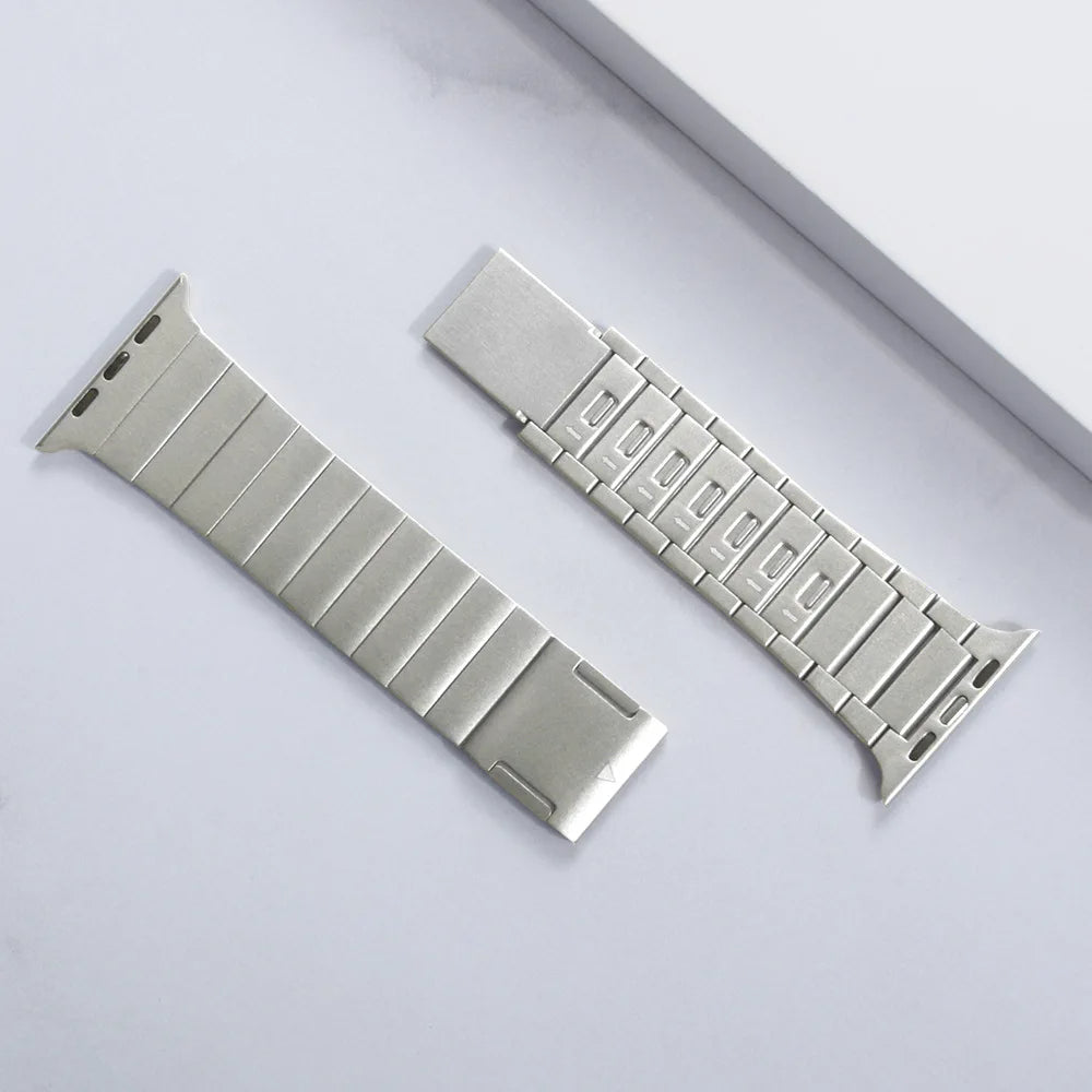 Titanium Magnetic Lock Straps By Shopyholy For iWatch