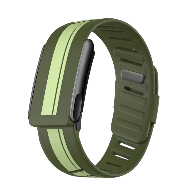 Dark Green Light Green Luxury Dual Shade WHOOP 5.0 MG LIFE Silicone Sport Band