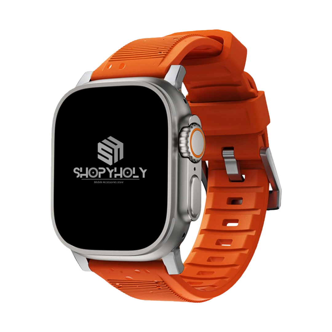 Orange Premium Casetify Rugged Bands By Shopyholy Comaptible For iWatch