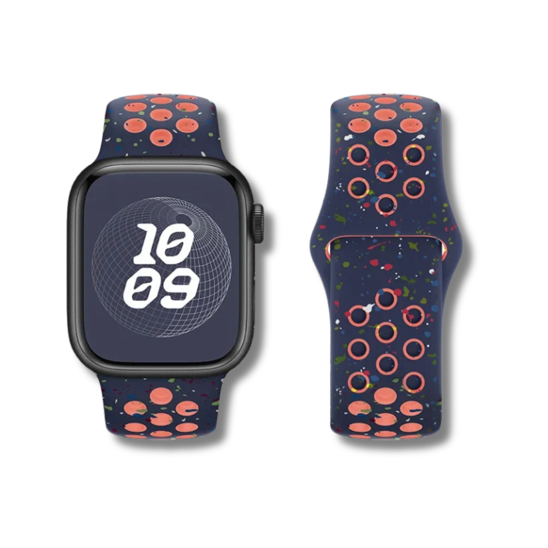 Blue Fame Nike Silicone Sports Band By Shopyholy Compatible For iWatch