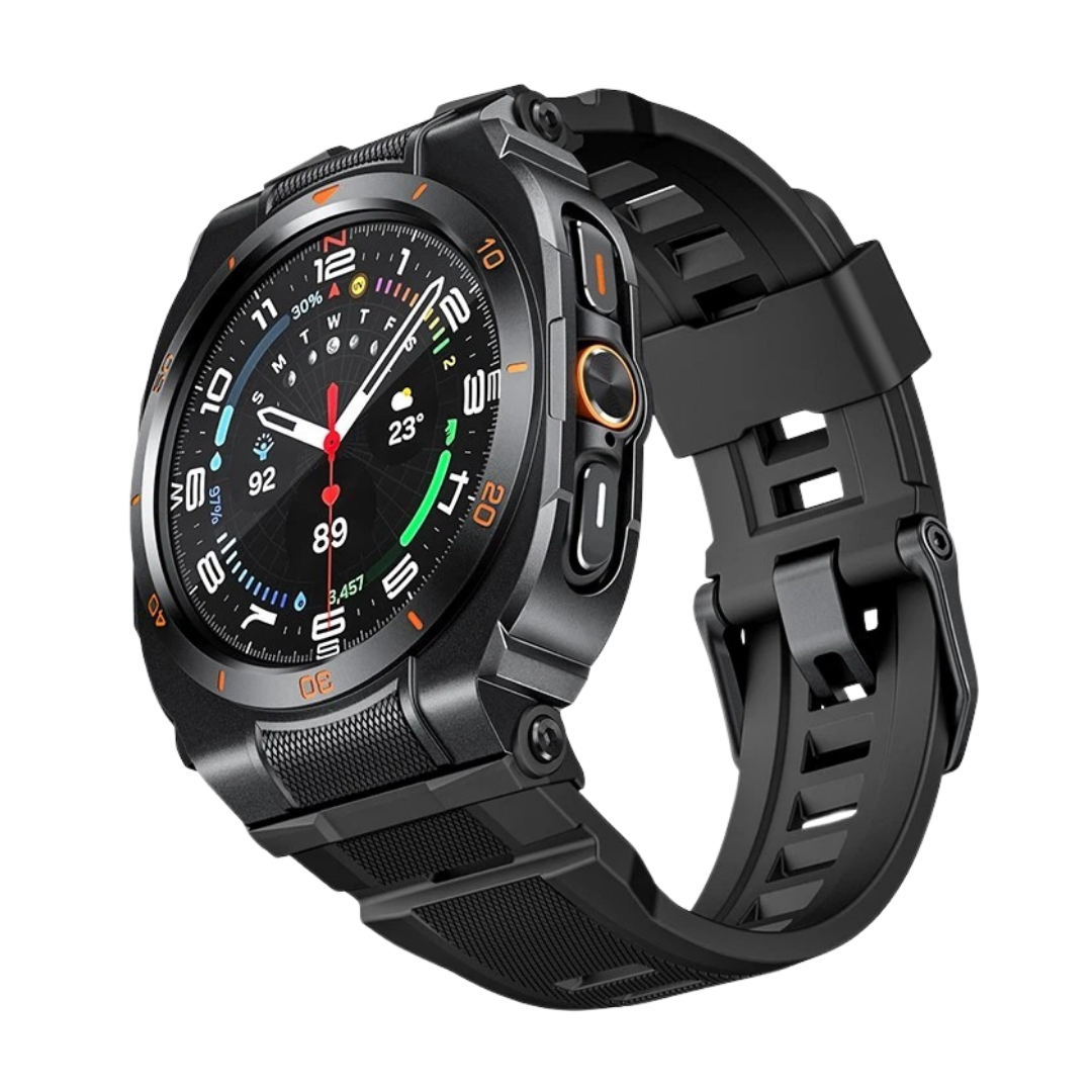 Full Black Armor Case Retrofit Kit For Samsung Galaxy Watch Ultra