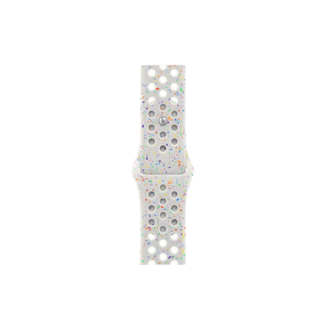 Pure Platinum Nike Silicone Sports Band By Shopyholy Compatible For iWatch