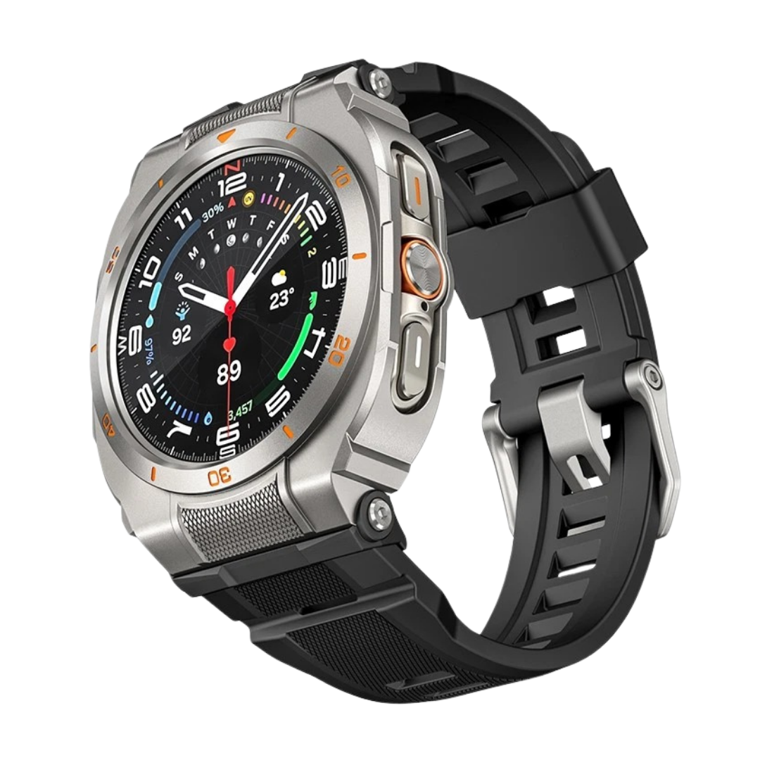 Black Armor Case Retrofit Kit For Samsung Galaxy Watch Ultra