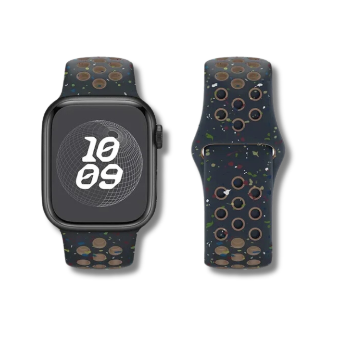 Midnight Sky Nike Silicone Sports Band By Shopyholy Compatible For iWatch