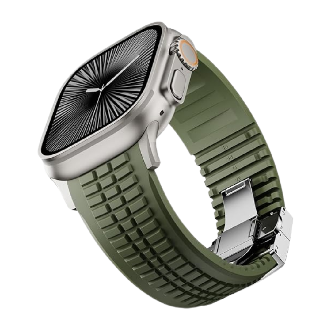 Army Green T Luxury Paladin Sports Bands By Shopyholy Compatible For Apple Watch