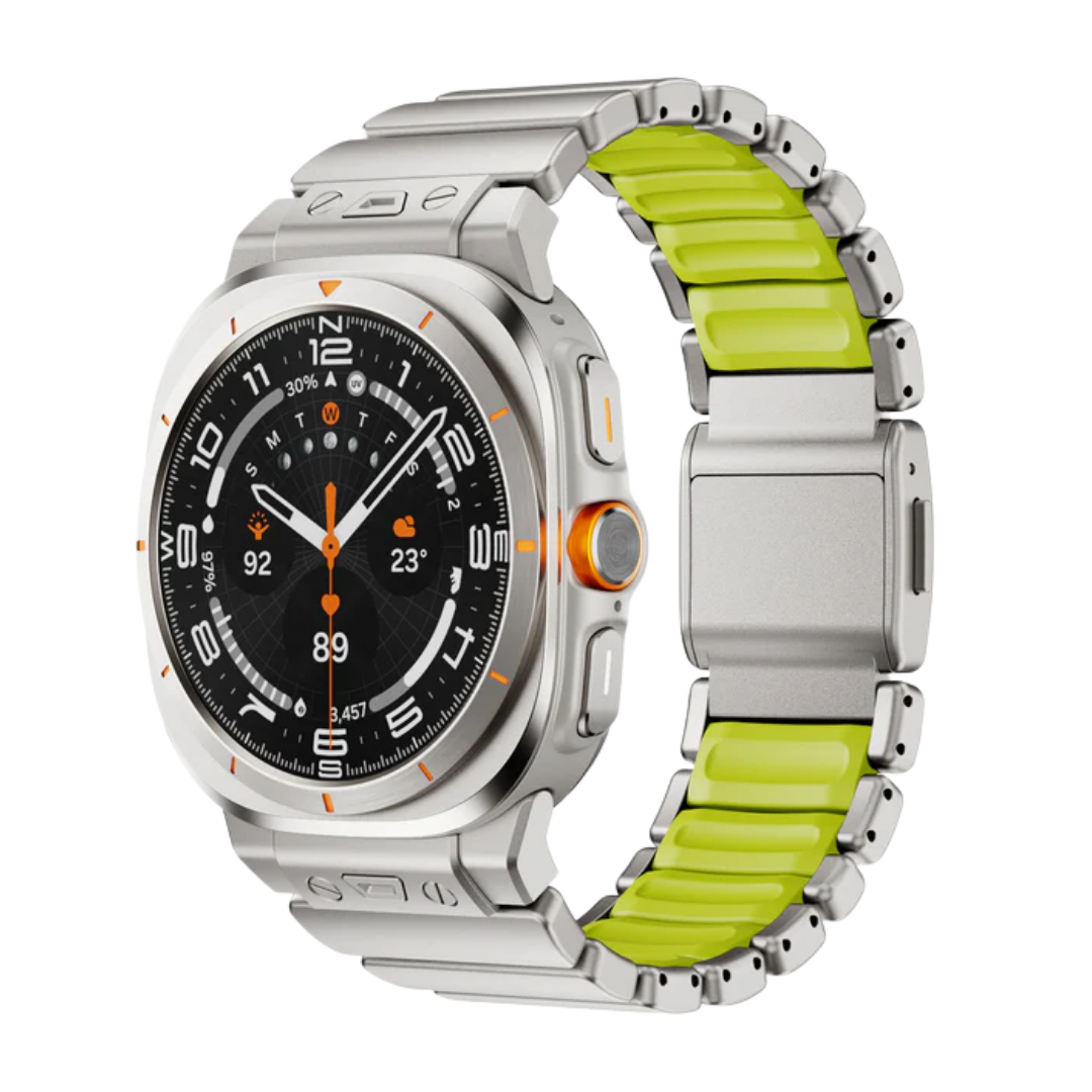 Titanium Green Luxury Ocean Titanium Band for Samsung Galaxy Watch Ultra 47mm