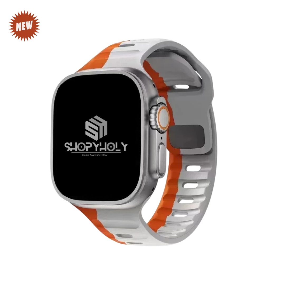 Ultra Strike Premium Silicone Sports Bands By Shopyholy Compatible For iWatch