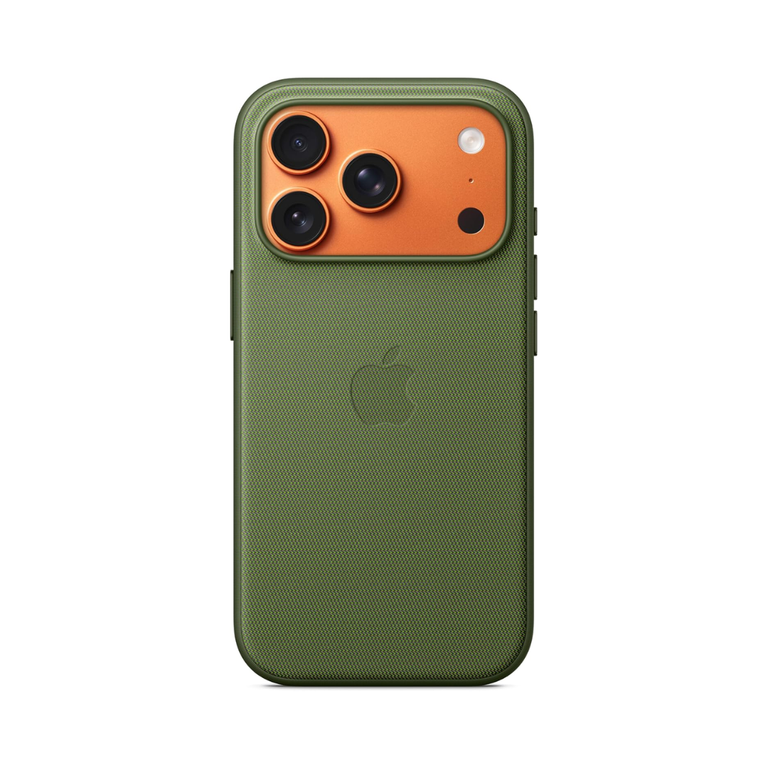 Green TechWoven MagSafe Case By Shopyholy for iPhone 17 Pro & Max