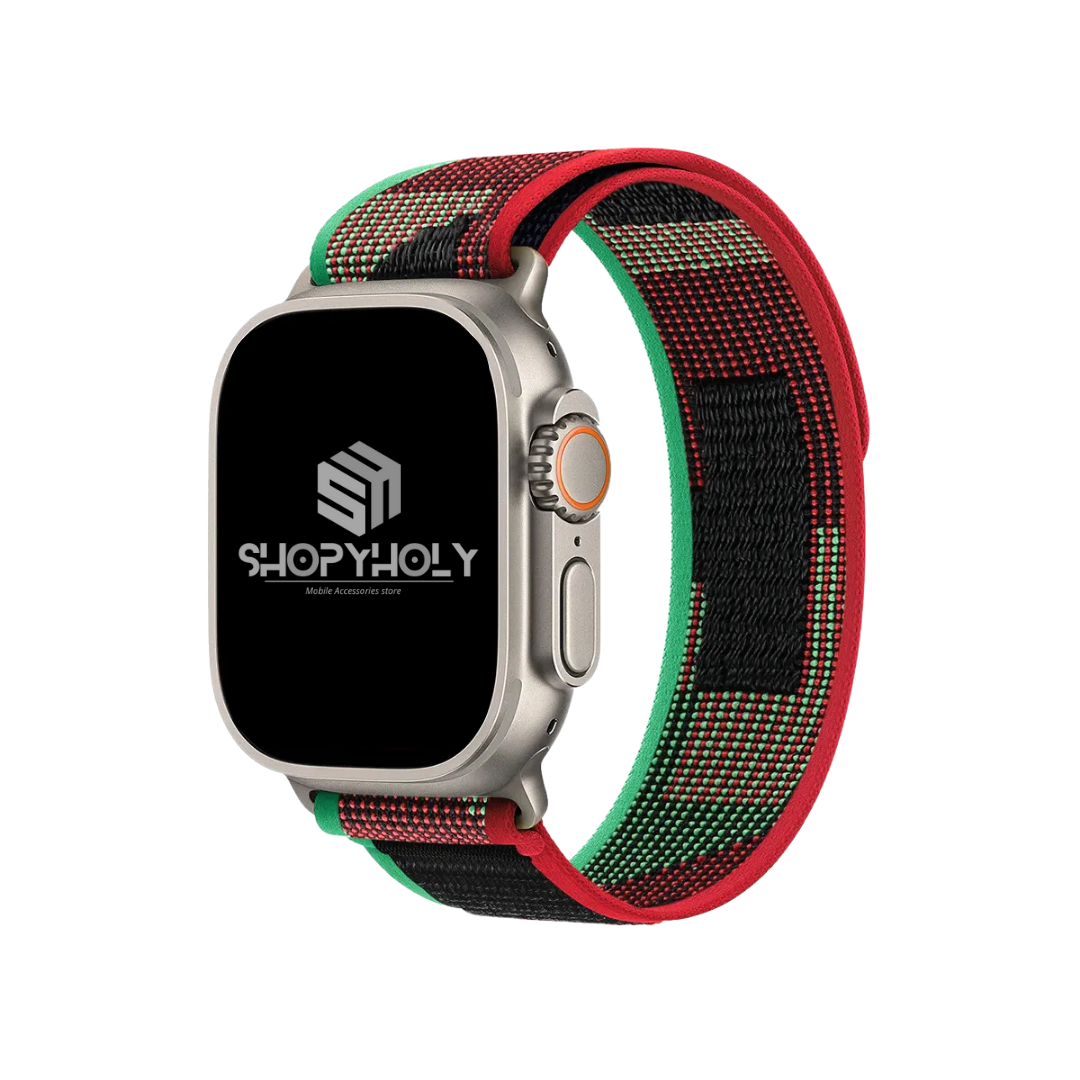 Premium Trail Loop Strap By Shopyholy Compatible For iWatch