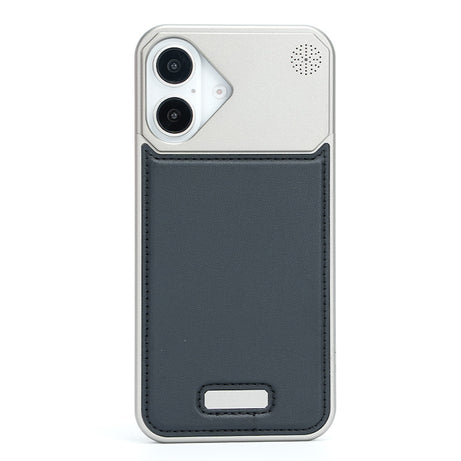 Luxury Aluminum Alloy Leather Case For iPhone
