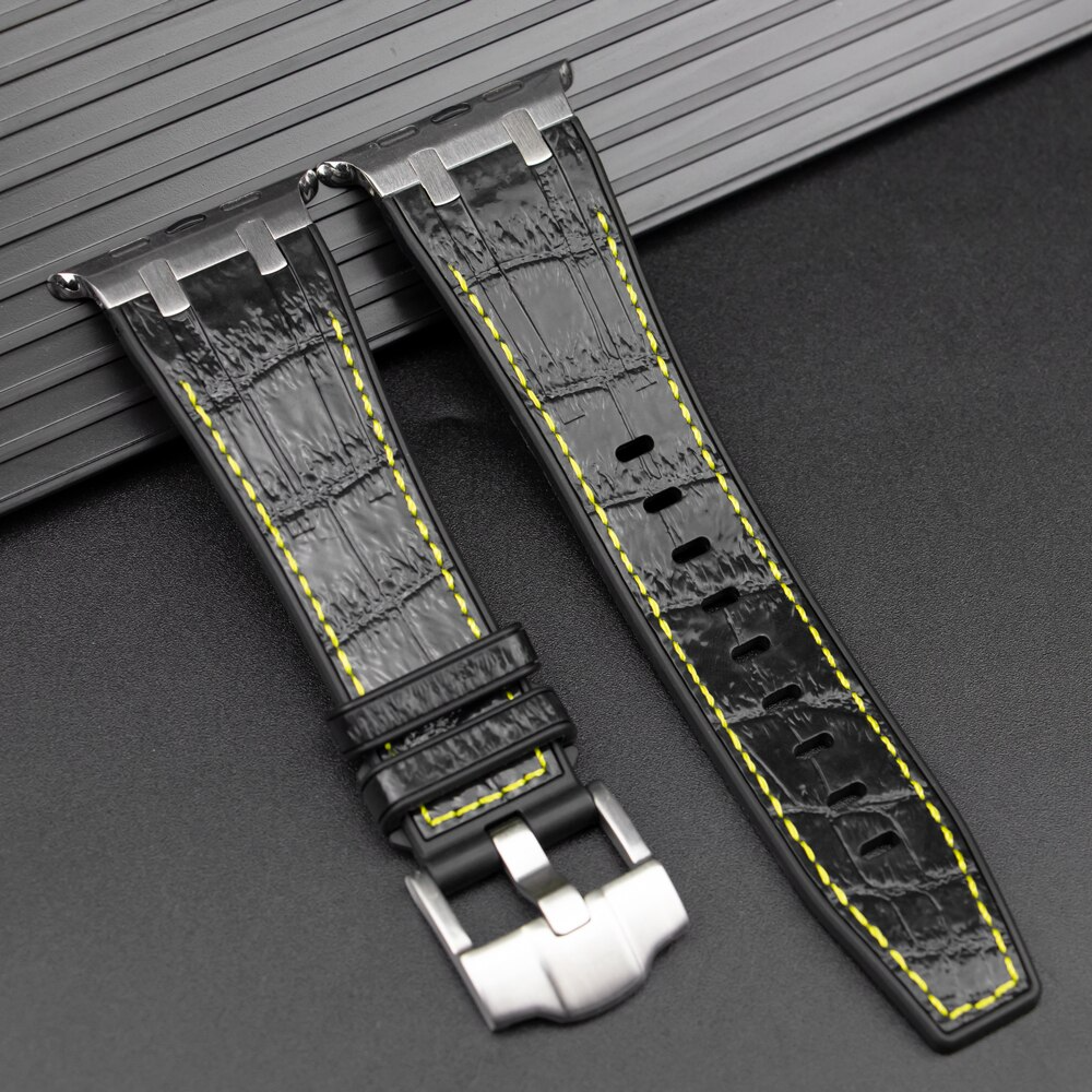 Luxury G-Shock Edition Crocodile Style Sports Bands By Shopyholy Comaptible For iWatch