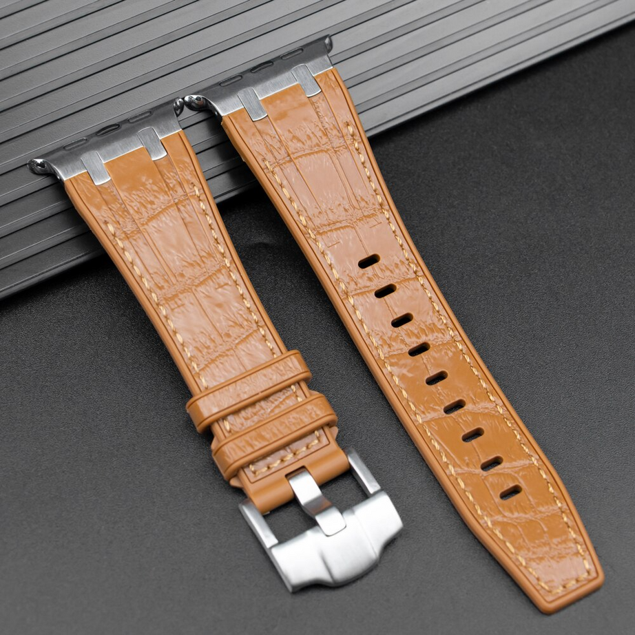 Luxury G-Shock Edition Crocodile Style Sports Bands By Shopyholy Comaptible For iWatch