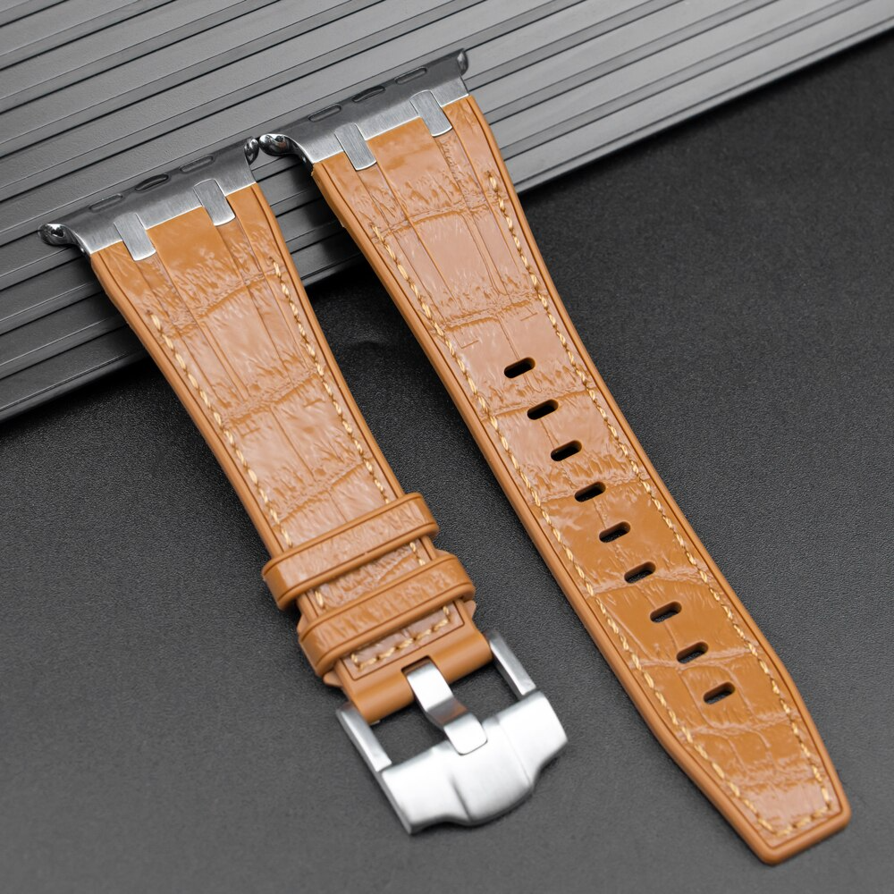Luxury G-Shock Edition Crocodile Style Sports Bands By Shopyholy Comaptible For iWatch