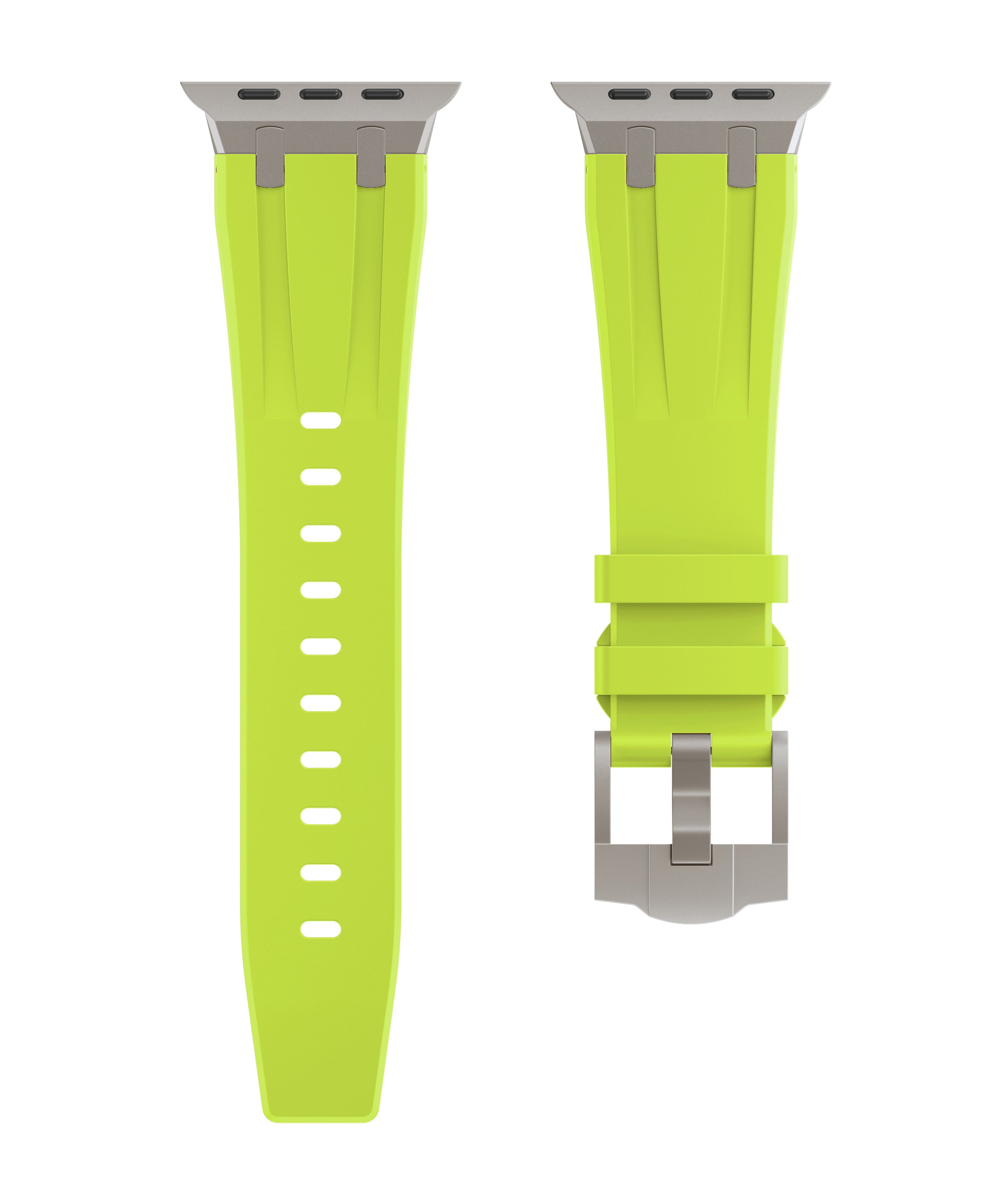 Neon Green Luxury G-Shock Edition Sports Bands By Shopyholy Comaptible For iWatch