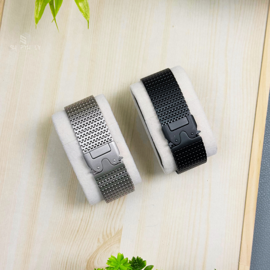 Titanium Luxury Ultra Milanese Loop By Shopyholy Compatible For Apple Watch