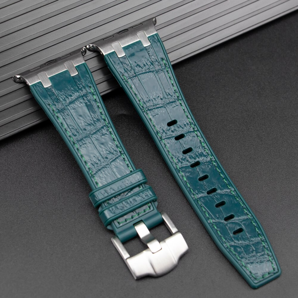 Luxury G-Shock Edition Crocodile Style Sports Bands By Shopyholy Comaptible For iWatch