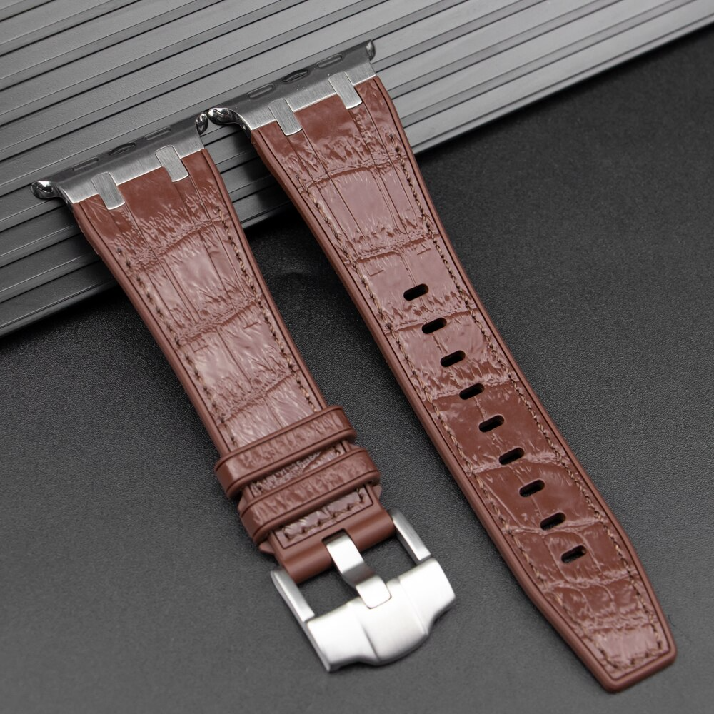 Luxury G-Shock Edition Crocodile Style Sports Bands By Shopyholy Comaptible For iWatch