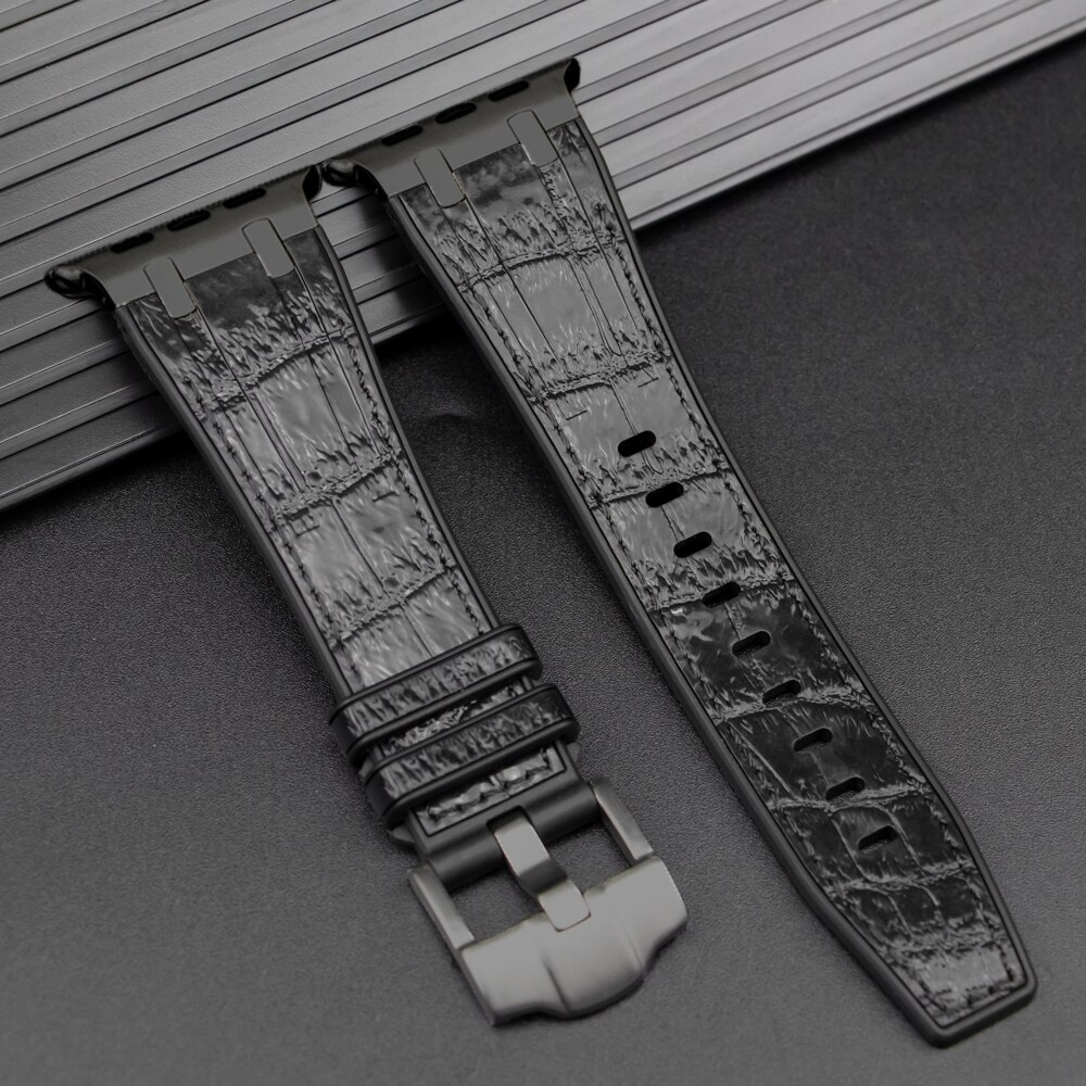 Luxury G-Shock Edition Crocodile Style Sports Bands By Shopyholy Comaptible For iWatch