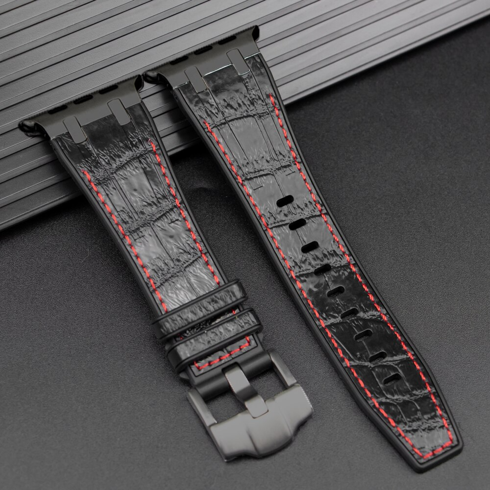 Luxury G-Shock Edition Crocodile Style Sports Bands By Shopyholy Comaptible For iWatch