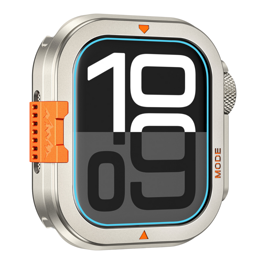 Titanium Luxury Metal Case By Shopyholy Compatible For Apple Watch