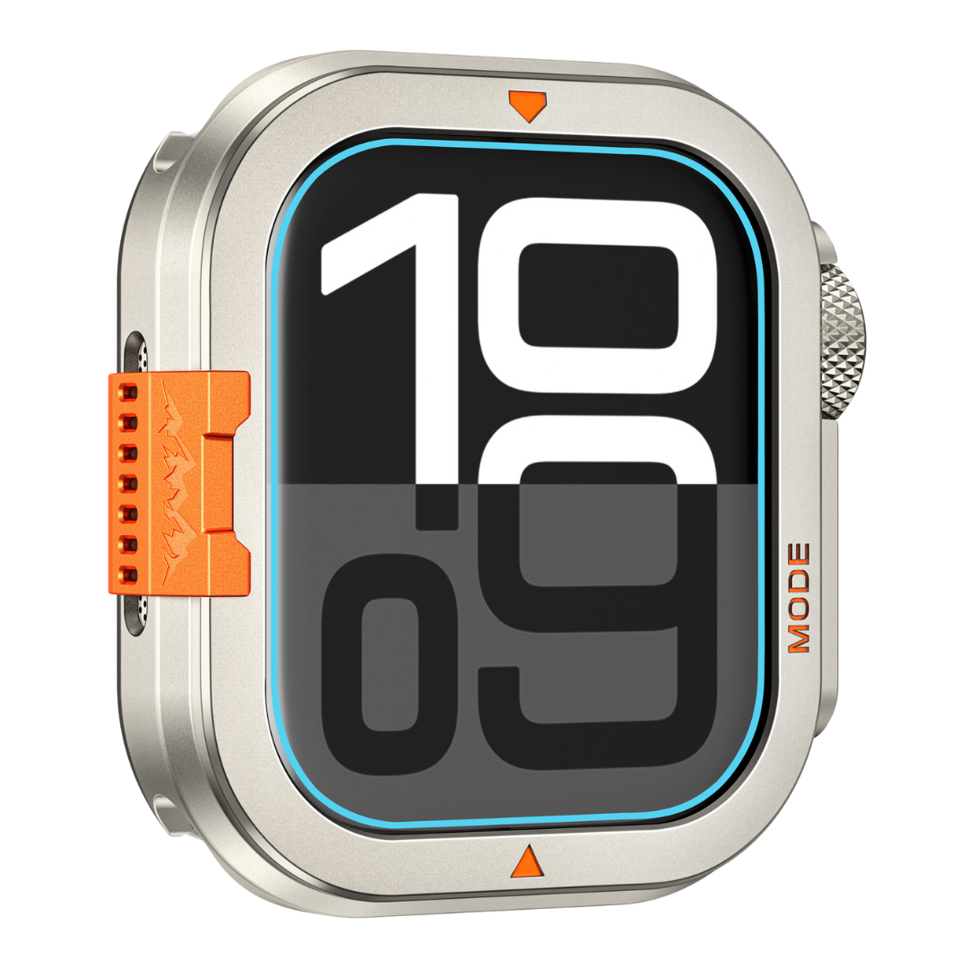 Titanium Luxury Metal Case By Shopyholy Compatible For Apple Watch