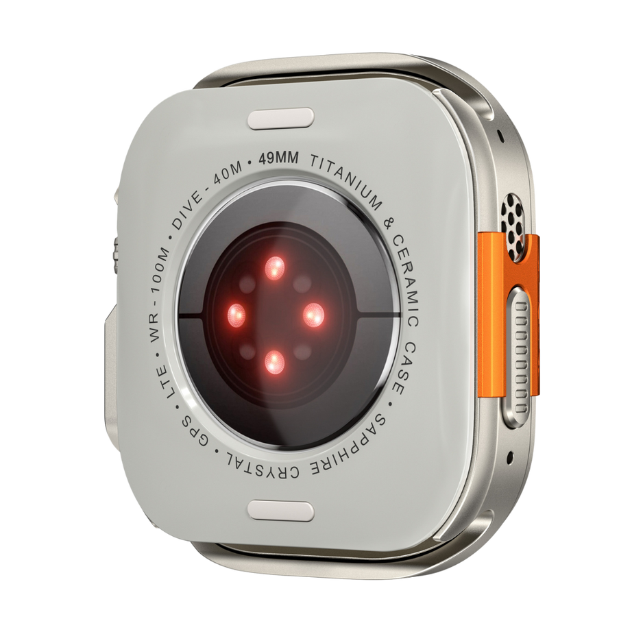 Titanium Luxury Metal Case By Shopyholy Compatible For Apple Watch