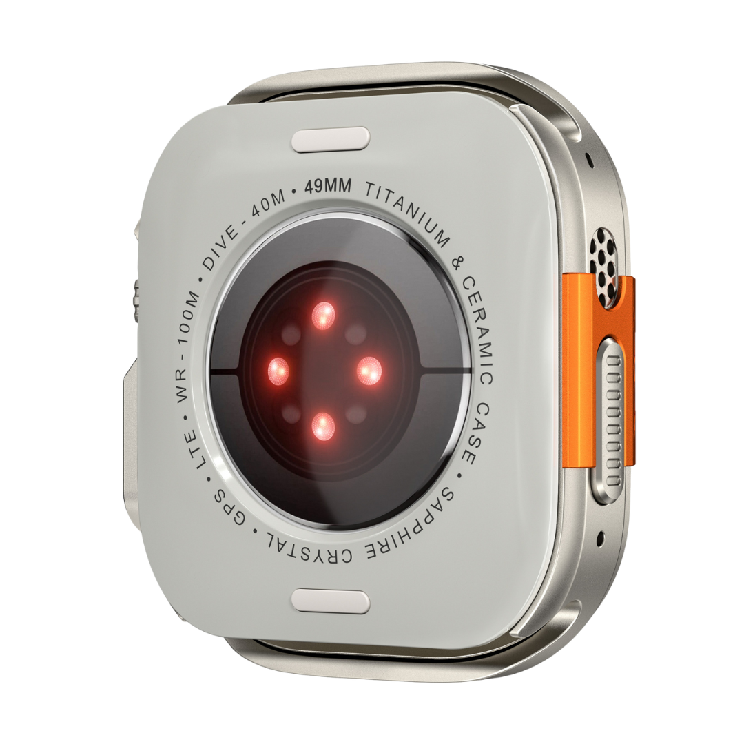 Titanium Luxury Metal Case By Shopyholy Compatible For Apple Watch