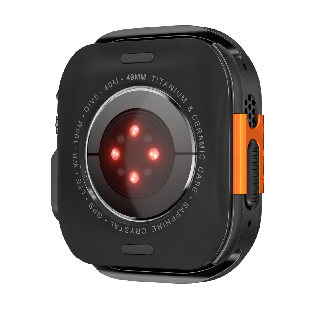 Black Luxury Metal Case By Shopyholy Compatible For Apple Watch