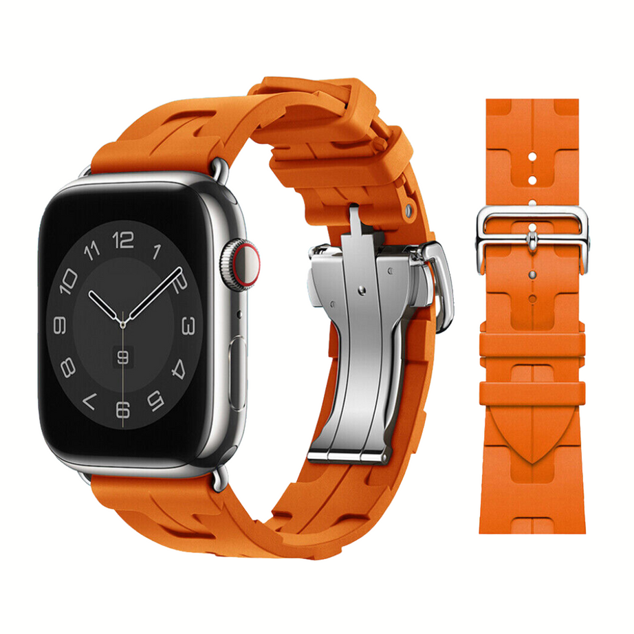 Light Purple Premium Kilim Single Tour Silicone Strap By Shopyholy Compatible For iWatch