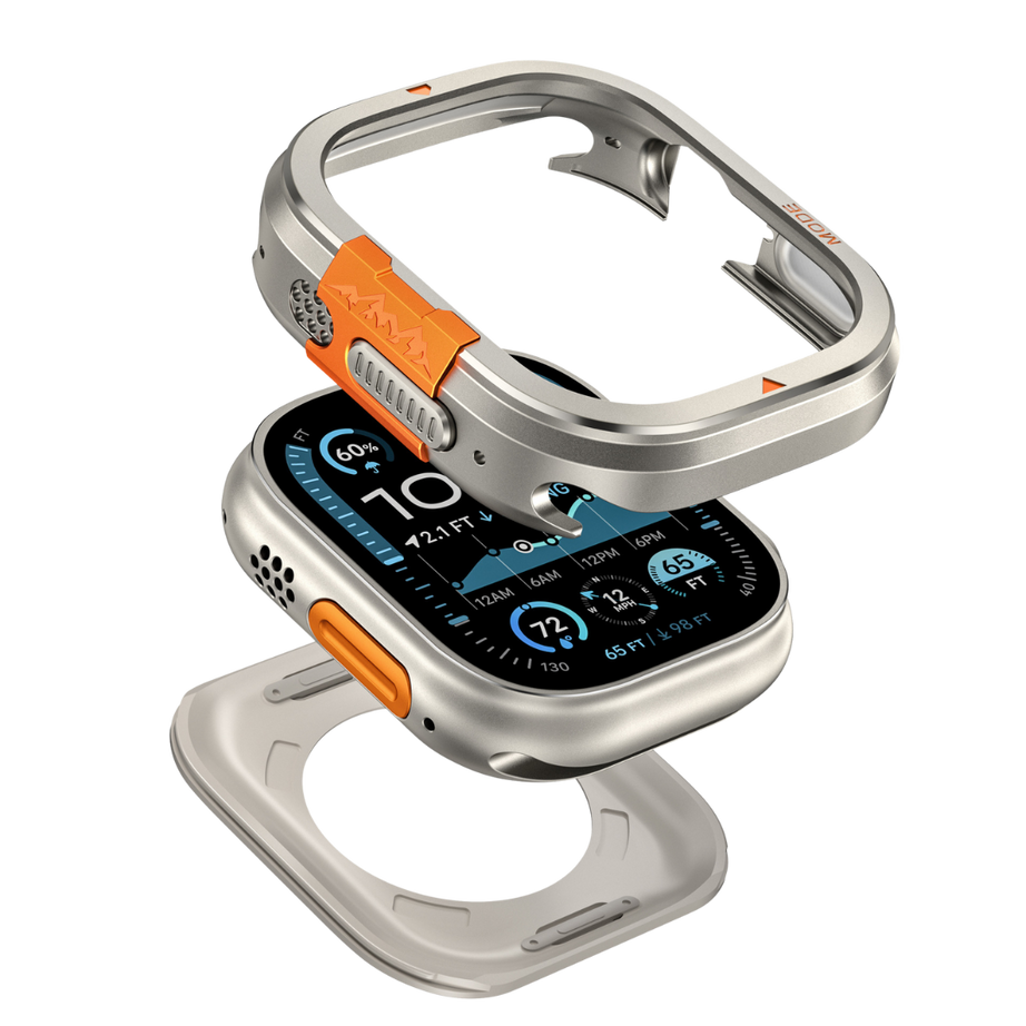 Titanium Luxury Metal Case By Shopyholy Compatible For Apple Watch