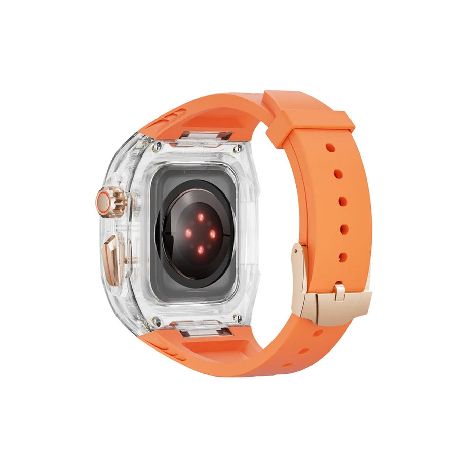 Black Luxury Transparent Case by Shopyholy  Compatible for Apple Watch