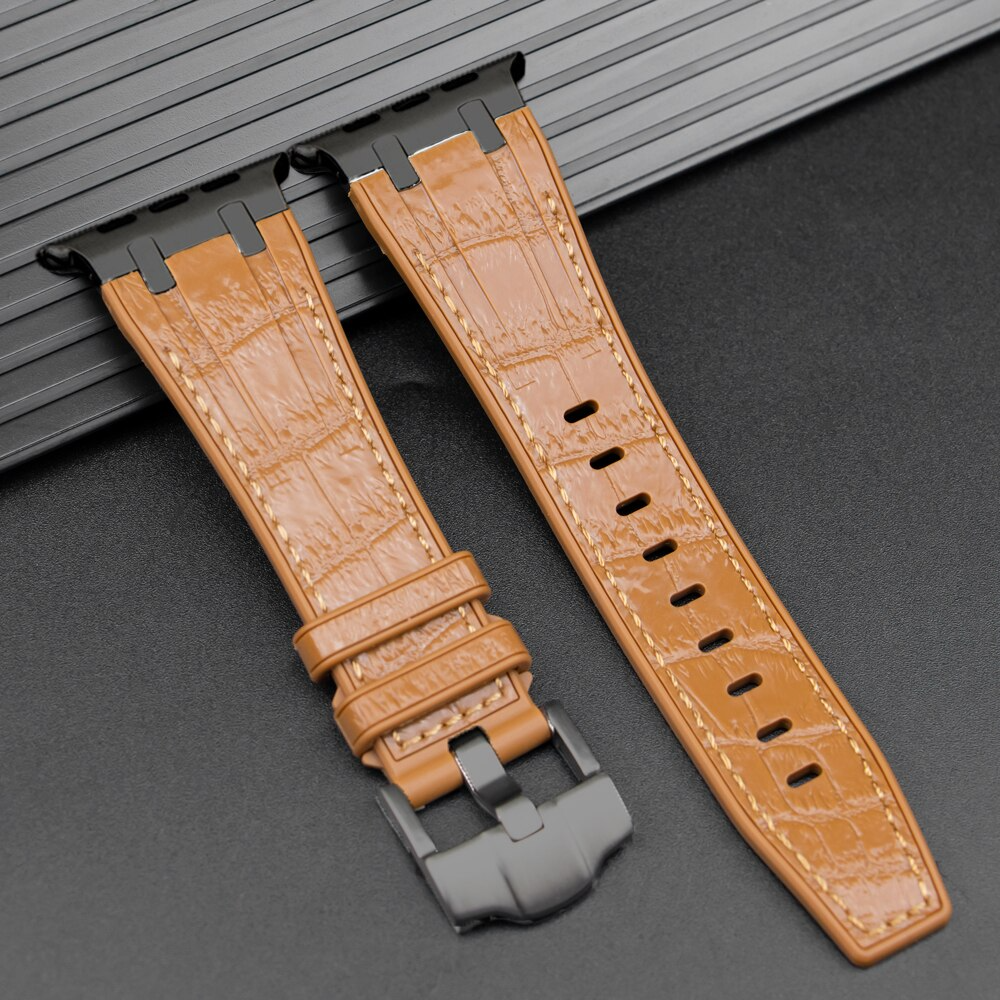 Luxury G-Shock Edition Crocodile Style Sports Bands By Shopyholy Comaptible For iWatch