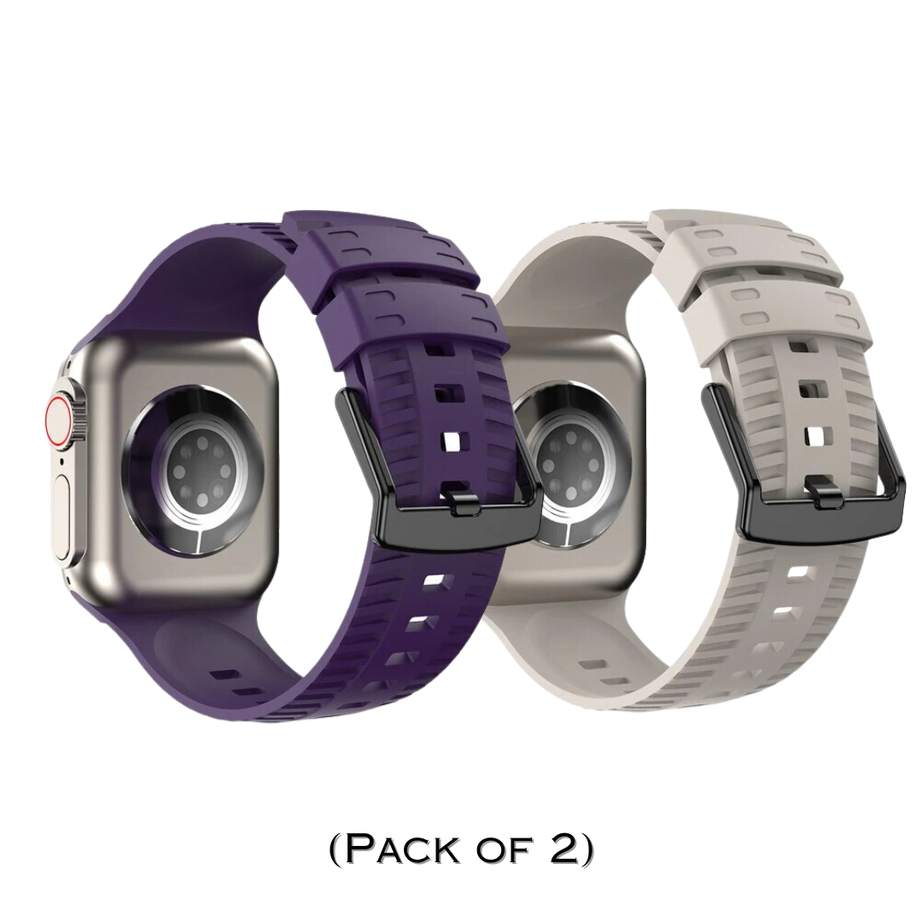 Combo Tyre Grip Style Sports Bands By Shopyholy Compatible For iWatch