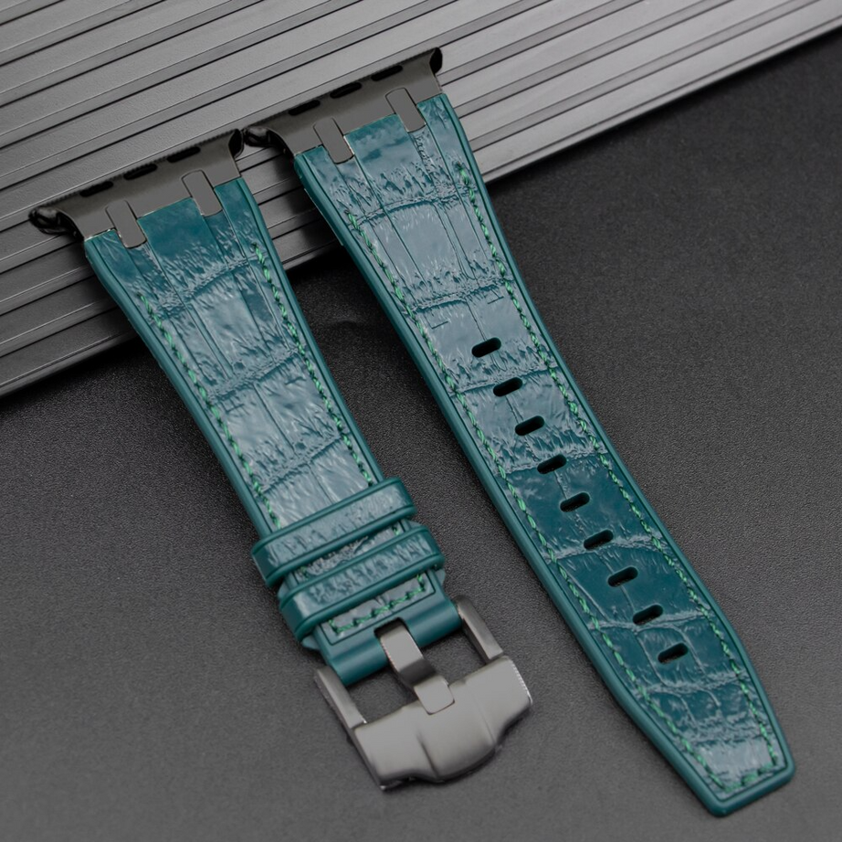 Luxury G-Shock Edition Crocodile Style Sports Bands By Shopyholy Comaptible For iWatch