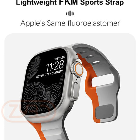 Ultra Strike Premium Silicone Sports Bands By Shopyholy Compatible For iWatch