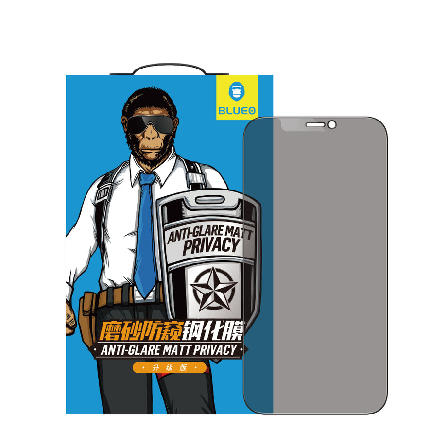 Premium Privacy Matte Series 2.5 D Tempered Glass By Shopyholy Compatible for iPhone