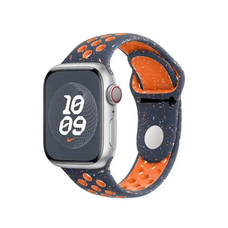Pure Platinum N!ke Silicone Sports Band By Shopyholy Compatible For iWatch