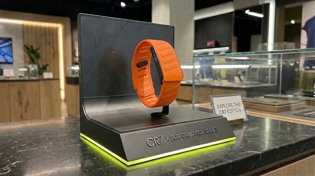 Orange B Luxury Sports Flex Silicone CR7 Edition Whoop Band Compatible For WHOOP 5.0 MG PEAK