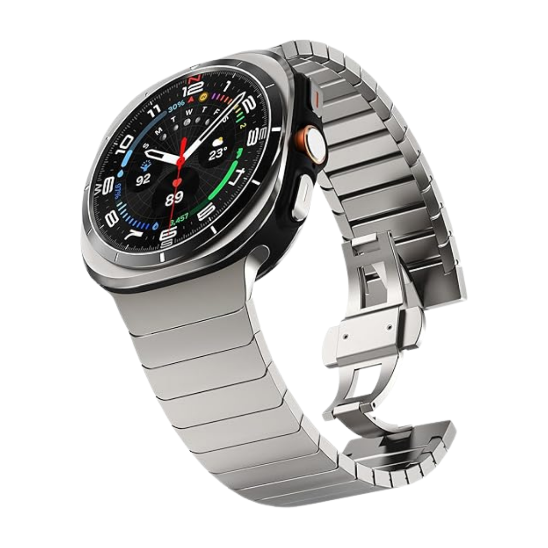Titanium Ceramic Stainless Steel Band for Samsung Galaxy Watch Ultra 2/Ultra 1 – 47mm