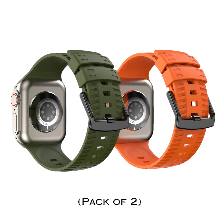 Combo Tyre Grip Style Sports Bands By Shopyholy Compatible For iWatch