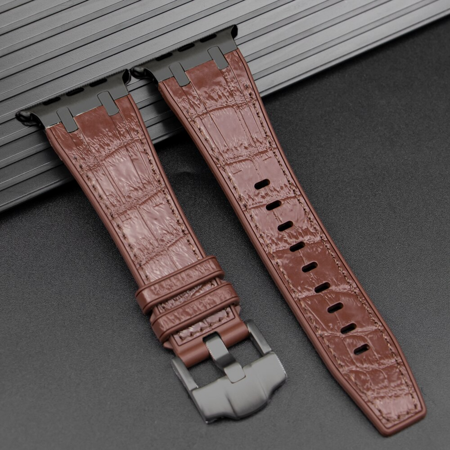 Luxury G-Shock Edition Crocodile Style Sports Bands By Shopyholy Comaptible For iWatch