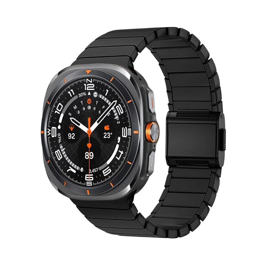 Black Luxury Magnetic Stainless Steel Band for Samsung Galaxy Watch Ultra 47mm