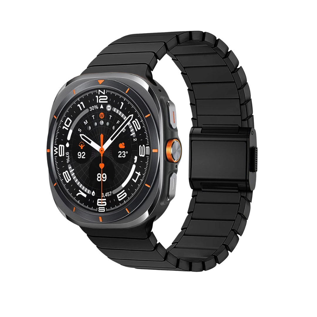 Black Luxury Magnetic Stainless Steel Band for Samsung Galaxy Watch Ultra 47mm