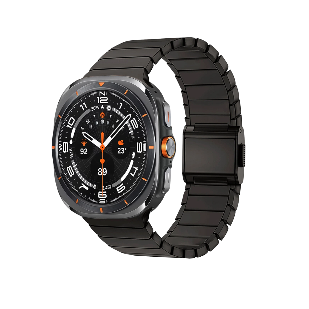 Dark Grey Luxury Magnetic Stainless Steel Band for Samsung Galaxy Watch Ultra 47mm