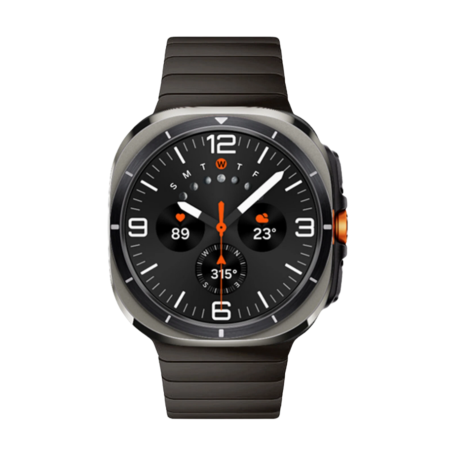 Dark Grey Luxury Magnetic Stainless Steel Band for Samsung Galaxy Watch Ultra 47mm