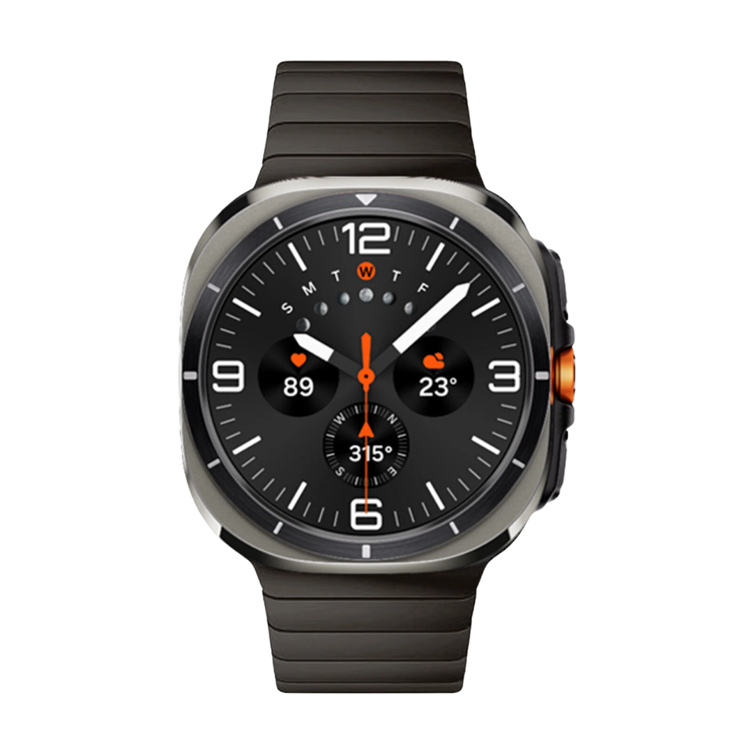Dark Grey Luxury Magnetic Stainless Steel Band for Samsung Galaxy Watch Ultra 47mm