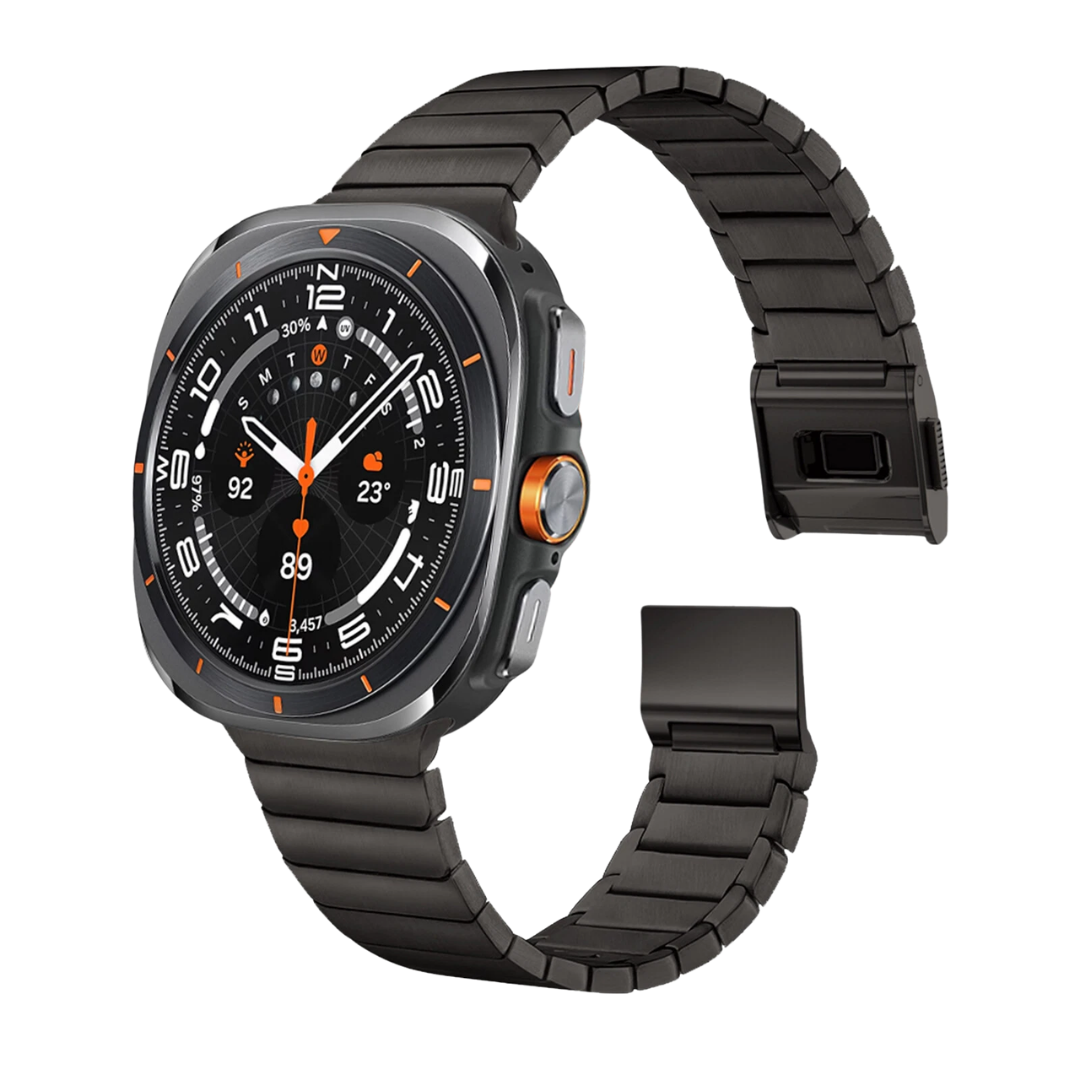 Dark Grey Luxury Magnetic Stainless Steel Band for Samsung Galaxy Watch Ultra 47mm