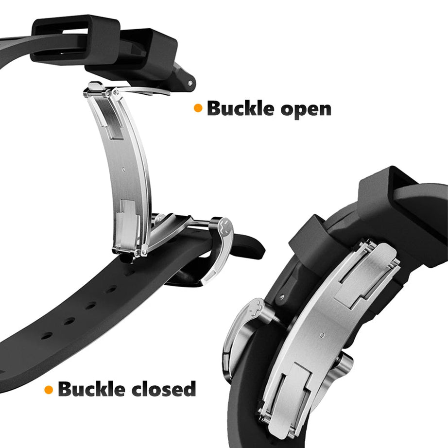 Luxury Richard Miller Butterfly Lock Sports Bands By Shopyholy Comaptible For iWatch