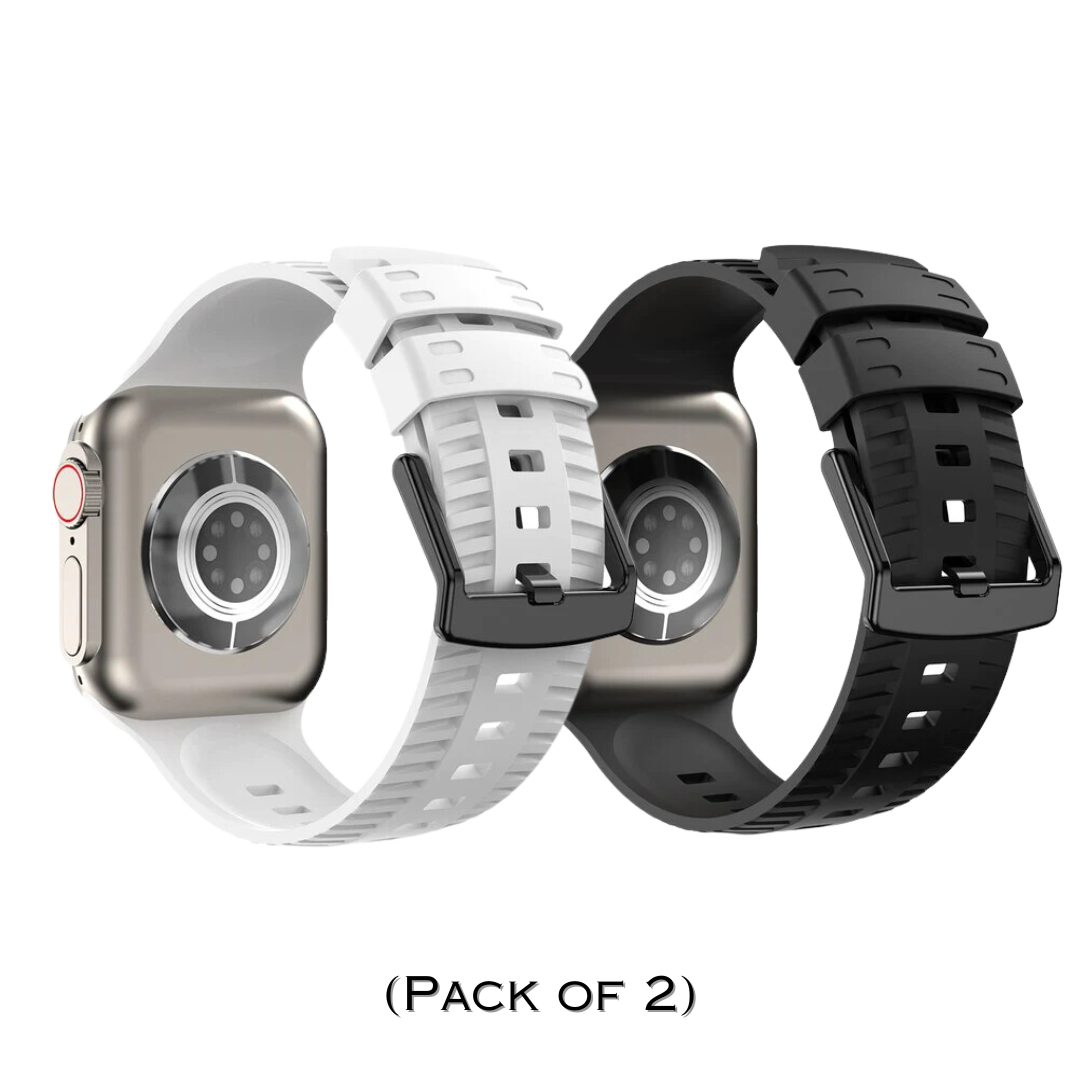 Combo Tyre Grip Style Sports Bands By Shopyholy Compatible For iWatch