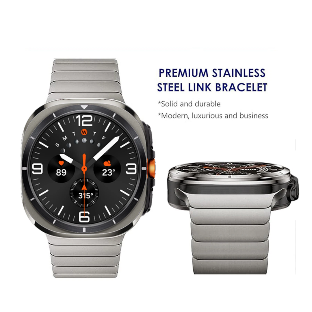 Titanium Luxury Magnetic Stainless Steel Band for Samsung Galaxy Watch Ultra 47mm